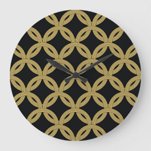 Reloj Redondo Grande Decoración Art Decó Ornamento Sin Maravillas