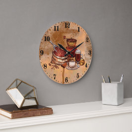 Reloj Redondo Grande decoración de la cocina americana