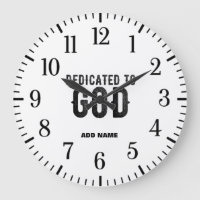 DEDICADO A DIOS PERSONALIZABLE GUAY TEXTO NEGRO
