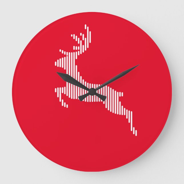 Reloj Redondo Grande deer (Anverso)