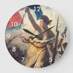 Reloj Redondo Grande Delacroix - La libertad lidera el acercamiento del