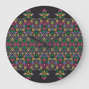 Reloj Redondo Grande Delicado damasco barroco victoriano sin problemas