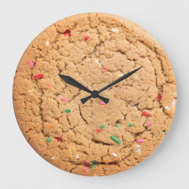 RELOJ REDONDO GRANDE DELICIOSO COOKIE BISCUIT (Anverso)