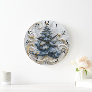 Reloj Redondo Grande Deluminación del controlador de tiempo del árbol d