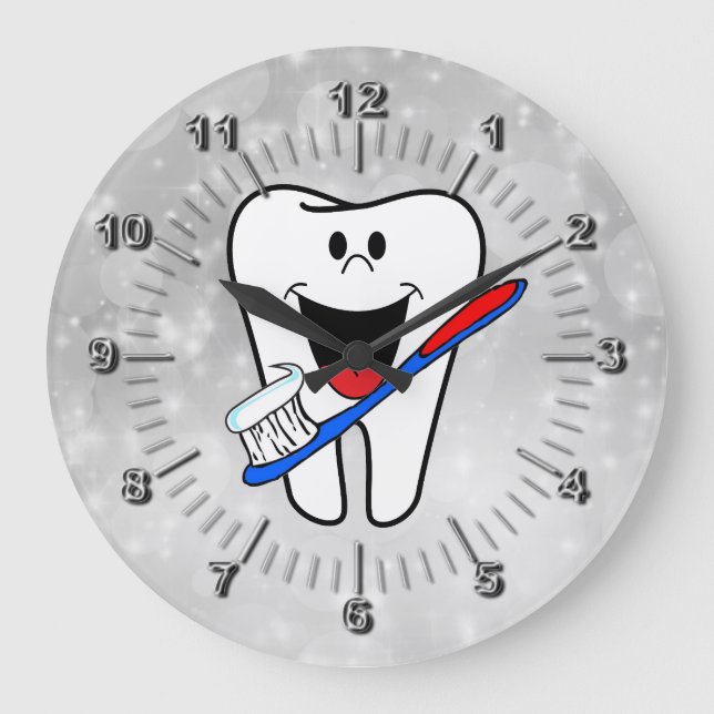 Reloj Redondo Grande Dentista (Anverso)