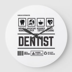 Reloj Redondo Grande dentista