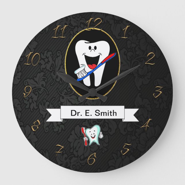 Reloj Redondo Grande Dentista (Anverso)