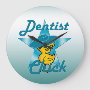 Reloj Redondo Grande Dentista Chick #7