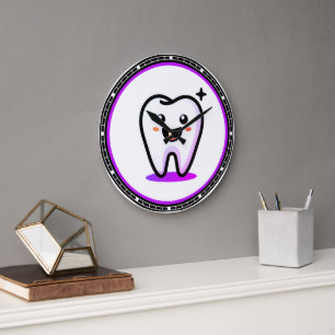 Reloj Redondo Grande Dentista   Dientes