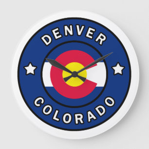 Reloj Redondo Grande Denver Colorado