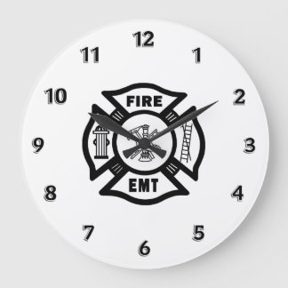 Reloj Redondo Grande Departamento EMT del fuego