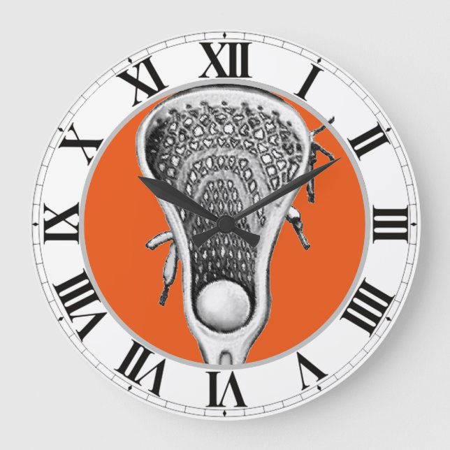 Reloj Redondo Grande Deportes de Lacrosse  (Anverso)