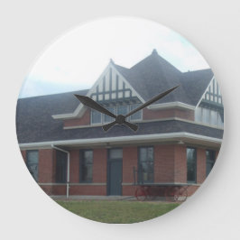 Reloj Redondo Grande Depósito ferroviario