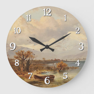Reloj Redondo Grande Der Haider See - Emil Barbarini