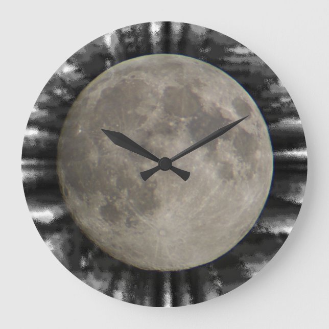 Reloj Redondo Grande Der Mond, la lune, la luna, Uhr la luna (Anverso)