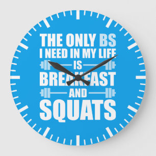 Reloj Redondo Grande Desayuno y plazas: entrenamiento para la construcc