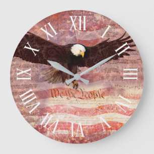 Reloj Redondo Grande Descarga de águila calva