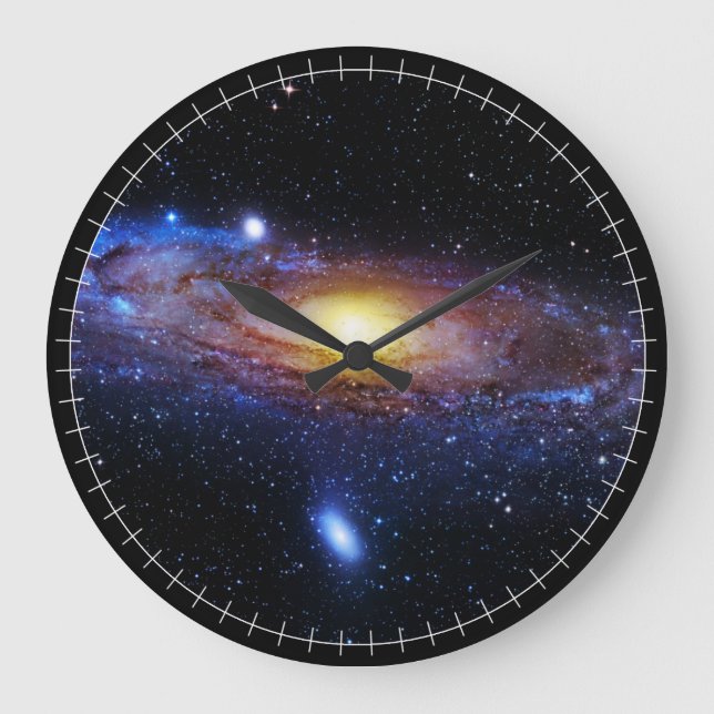 Reloj Redondo Grande Desconocido de la galaxia (Anverso)