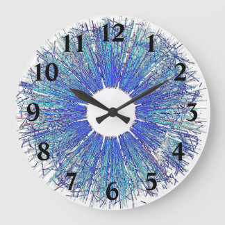 Reloj Redondo Grande Desechos de plasma