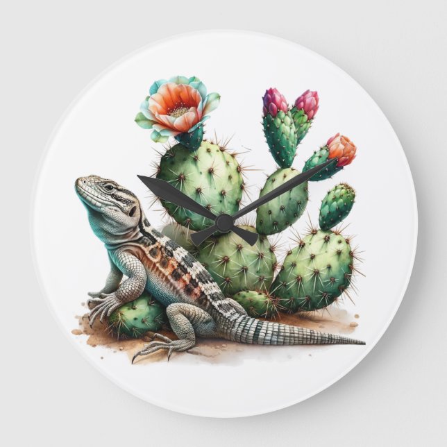Reloj Redondo Grande Desert Chuckwalla (Anverso)