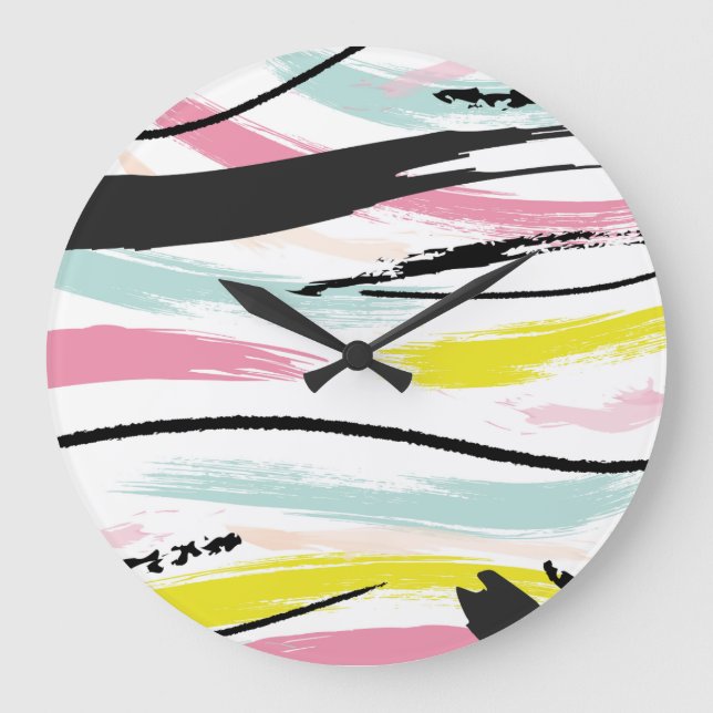 Reloj Redondo Grande Desorden (Anverso)