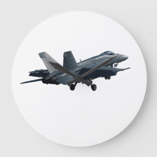 Reloj Redondo Grande Despegue del F/A-18E/F Super Hornet