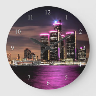 Reloj Redondo Grande Detroit Wall Clock