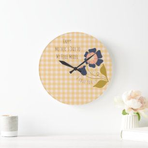 Reloj Redondo Grande Día de las Madres,,Feliz Día de la Madre a Mi Mode