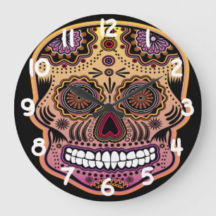 Reloj Redondo Grande dia de los muertes