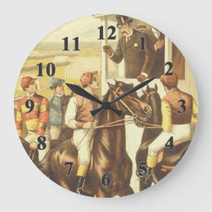 Reloj Redondo Grande Día del Derby TOP