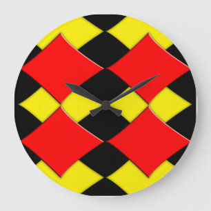 Reloj Redondo Grande Diamantes