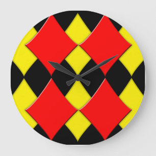 Reloj Redondo Grande Diamantes