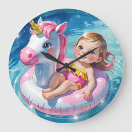 Reloj Redondo Grande Días de agrupamiento