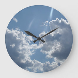 Reloj Redondo Grande Días nublados