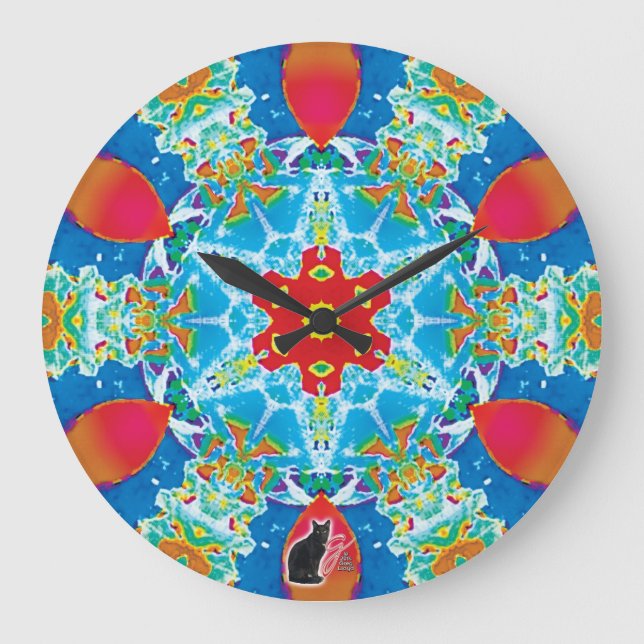 Reloj Redondo Grande Diatome Kaleidoscope (Anverso)