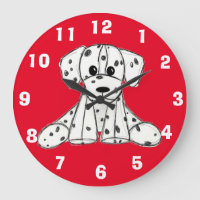 Dibujo de perro de peluche dálmata contorno simple