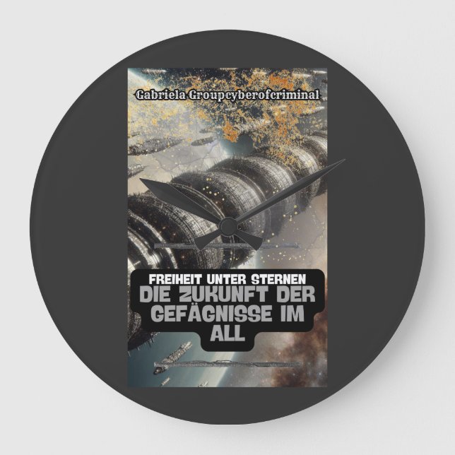 Reloj Redondo Grande Die Zukunft der Gefängnisse im All (Anverso)