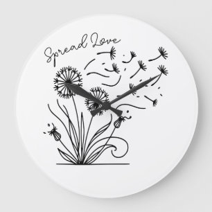 Reloj Redondo Grande "Difunde Amor"