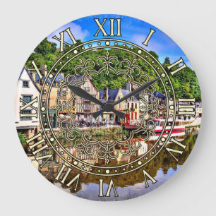 Reloj Redondo Grande Dinan, Cotes-d'Armor, Bretaña. Francia. Clo grand