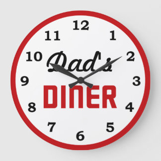 Reloj Redondo Grande Diner de papá