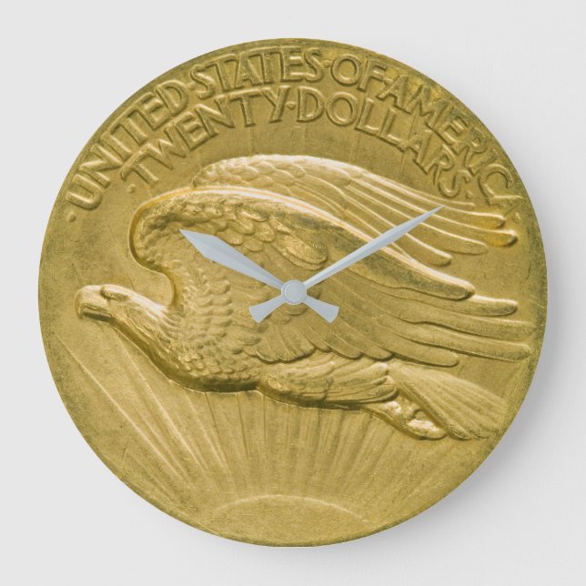 Reloj Redondo Grande Dinero 1907 de Eagle del doble del pedazo del oro (Anverso)