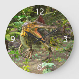 Reloj Redondo Grande Dinosaurio Spinosaurus