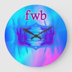 Reloj Redondo Grande ¡Dios mío! fwb