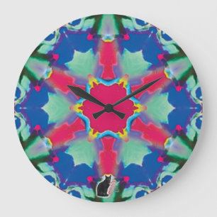 Reloj Redondo Grande Directiva Kaleidoscope
