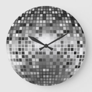RELOJ REDONDO GRANDE DISCO BALL