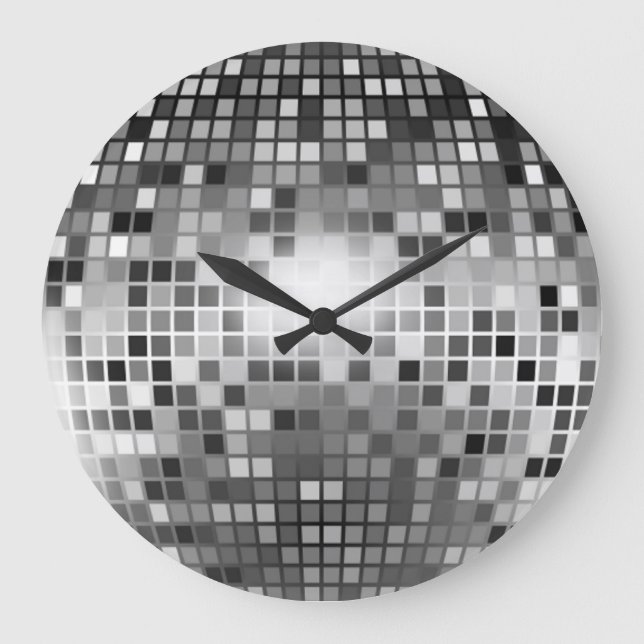 RELOJ REDONDO GRANDE DISCO BALL (Anverso)