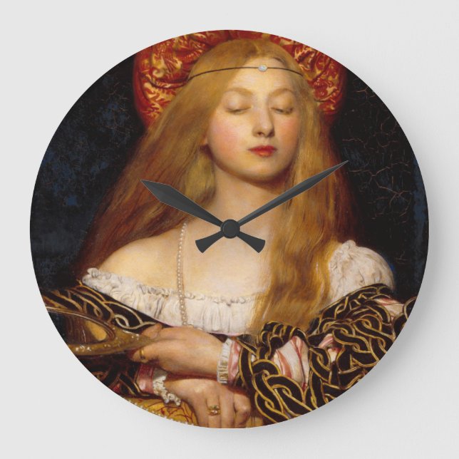 RELOJ REDONDO GRANDE DISEÑADOR DE COSTUMBRES DE BELLEZA DE VANITY-FASHI (Anverso)