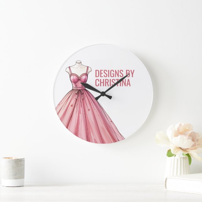 Reloj Redondo Grande Diseñador de moda personalizado Graduado de estilo (Hogar)