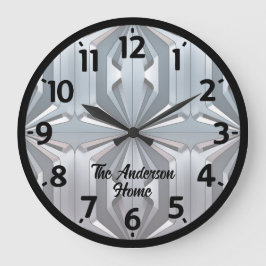 Reloj Redondo Grande Diseño abstracto