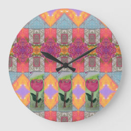 Reloj Redondo Grande Diseño abstracto 3